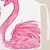 billige Tilbehør-mamma og meg søte flamingo-trykkforkler