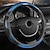 cheap Steering Wheel Covers-1 PCS PU Leather Car Steering Wheel Cover Breathable Universal Fit For 15&quot;~15&quot;1/2