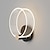 billige Vegglamper for innendørsbruk-moderne akryl vegglampe 2-delt sett med enkelt hode eller dobbelt hode LED dekorativ vegglampe 3-farge temperatur justerbar vegg hengende type egnet for korridor trapp soverom stue