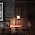 preiswerte Wandleuchten-33cm kreative Vintage-Stil Wandleuchten Holz / Bambus Laterne Design Wandleuchten Eisen Indoor Outdoor Schlafzimmer Flur Wandleuchte 110-120/220-240V