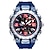 お買い得  デジタル腕時計-smael ミリタリー腕時計男性 smael ブランド 1921 デュアルタイムゾーン防水 50 メートルストップウォッチスポーツウォッチ