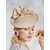 economico Fascinator-Fascinators kentucky derby cappello eleganti fasce pastorali in abaca con ruches / da sera / tea party / copricapo della tazza di melbourne