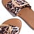 ieftine Flip-Flops de Damă-Pentru femei Papuci Mărime Plus Size Papuci de exterior În aer liber Zilnic Mată Vară Toc Drept Vârf pătrat Vârf deschis Casual Plimbare Imitație Piele Sintetice Loafer Leopard Negru Bej