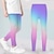 halpa tytön 3d-housut-Tyttöjen Housut Leggingsit Kuvitettu Aktiivinen söpö tyyli 3D-kuvio Polyesteri ulko- Katu Urheilu Lapset 3-12 vuotta 3D painettu grafiikka Normaali