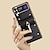Χαμηλού Κόστους θήκες / εξώφυλλα galaxy z seires-τηλέφωνο tok Για Samsung Galaxy Πίσω Κάλυμμα Z Flip 4 Z Flip 3 Βάση δαχτυλιδιών Μοντέρνα Ανθεκτική σε πτώσεις Μονόχρωμο PU δέρμα