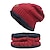 cheap Women&#039;s Hats-Men&#039;s Women&#039;s Slouchy Beanie Hat Winter Warm Set Outdoor Home Daily Solid / Plain Color Knitting Casual Casual / Daily 1 Pack