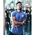 cheap Running Tee &amp; Tank Tops-Men&#039;s Workout Shirt Running Shirt Short Sleeve Top Casual Athleisure Breathable Quick Dry Soft Fitness Performance Training Sportswear Activewear Black Blue Army Green