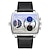 tanie Zegarki elektroniczne-sanda nowy podwójny wyświetlacz elektroniczny zegarek kwarcowy dla mężczyzn top marka wodoodporna wielofunkcyjna moda sportowa skórzane luksusowe zegarki