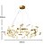 ieftine Candelabre-Candelabru design cerc / rotund 100cm finisaje metalice vopsite modern 220-240v