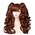 cheap Costume Wigs-Long Curly Cosplay Wig with 2 Ponytails Wig Halloween Wig