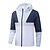cheap Men&#039;s Golf Clothing-Men&#039;s Track Jacket Windbreaker Green Blue White Lightweight Top Patchwork Ladies Golf Attire Clothes Outfits Wear Apparel