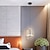billige Ring &amp; Rund Design-15cm led pendel linje design geometriske former metall kunstnerisk stil moderne stil nyhet malt finish svart moderne kunstnerisk 85-265v