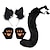 abordables Accessoires de coiffure-Costume d&#039;halloween simulation de griffe d&#039;animal en peluche oreilles de renard bandeau oreilles d&#039;animaux queue d&#039;animal cos accessoires