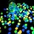 preiswerte Urlaubsdekoration-500 Stück Gartendeko Kieselsteine Leuchtstein leuchten im Dunkeln Dekokiesel Outdoor Aquarium Aquarium Dekoration