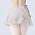 halpa Tanssiharjoittelu-hengittävä baletti Activewear hameet painatus kirjonta ruching naisten harjoitussuoritus korkea polyesteri