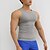 abordables camisetas y tanques activos para hombres-Hombre Camiseta sin mangas Running Top de ejercicio Camiseta Sin Mangas Camiseta sin mangas Deportivo Verano Transpirable Secado rápido Dispersor de humedad Suave Entrenamiento de gimnasio Corriendo