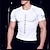 preiswerte Aktive T-Shirts und Tanktops für Herren-Herren Funktionsshirt Laufshirt Sport Top Kurzarm T-Shirt Sportlich Atmungsaktiv Rasche Trocknung Feuchtigkeitsabsorbierend Fitnesstraining Laufen Aktives Training Sportbekleidung Sportkleidung