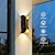 cheap Outdoor Wall Lights-1-Light 20cm Outdoor LED Wall Light Multi Color Up and Down Lighting Indoor Wall Lamp Hotels Courtyards Passages Gates Porch Corridor Modern 90-264V