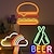 ieftine Lumini Decor &amp; Noapte-oktoberfest noroc sticlă de bere semn de bar neon comutator de pornire/oprire usb lumină neon cu led alimentat pentru petrecere pub bărbat peșteră restaurant club magazin decor de perete