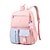 cheap Bookbags-School Backpack Bookbag Multicolor for Student Girls Water Resistant Wear-Resistant Classic Oxford Cloth School Bag Back Pack Satchel 21 inch