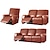 baratos Cadeira Reclinável &amp; Cadeirões-Capa de sofá reclinável à prova d&#039;água de 3 lugares, couro pu, preto cinza, capa de sofá de alta elasticidade, almofada de 3 lugares, protetor de móveis reclináveis