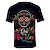 cheap Novelty Funny Hoodies &amp; T-Shirts-Sugar Skull Mexican T-shirt Anime Cartoon Anime 3D Mexico Independence Day Day of the Dead For Couple&#039;s Men&#039;s Women&#039;s Adults&#039; 3D Print