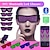 cheap Novelties-LED Bluetooth Glasses Customizable Light Up Glasses with APP Control LED Glasses for Parties Christmas Festivals Flashing Display DIY Text Messages Animation Gift for Women Men