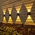 ieftine Aplice de Exterior-2 bucăți lumini solare de perete lumini de grădină cu led în aer liber lumină de perete impermeabilă senzor de control al luminii inteligentă lampă de verandă curte balcon gard canal de iluminat