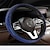 cheap Steering Wheel Covers-StarFire Diamond Leather Steering Wheel Cover for Women Girls with Shiny Crystal Rhinestones Universal Fit 15 Inch Car SUV Wheel Anti-Slip Protector