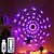 billige Halloween utendørs-halloween edderkoppnett lys diameter 80 led med svart edderkopp vanntette nett lys fjernkontroll 8 moduser spindelvev halloween dekorasjoner for hus hage innendørs utendørs skummelt tema