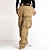 cheap Women&#039;s Cargo Pants-Women‘s Cargo parachute pants Trousers Trousers Full Length 100% Cotton Pocket Baggy Micro-elastic High Waist Athleisure Casual Daily Gray Green ArmyGreen S M