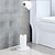 cheap Toilet Paper Holders-Free Standing Toilet Paper Holder Stand with Marble Base,304 Stainless Steel Rustproof Tissue Roll Holder Floor Stand Storage for Bathroom (Chrome)