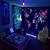 Χαμηλού Κόστους Διακοσμητικά Τοίχου-Halloween blacklight uv αντιδραστική ταπετσαρία τοίχου τέχνη διακόσμηση μποέμ κουβέρτα κουρτίνα που κρεμιέται διακόσμηση κρεβατοκάμαρας σπιτιού πολυεστέρας