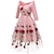 abordables Années 1950-Robe de cocktail des années 1950 robe vintage robe évasée robe de mascarade pour femmes / robe de soirée