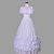 billige Historiske kostymer og vintagekostymer-Rokoko Victoriansk Ballkjole Vintage kjole Party-kostyme Maskerade Ballkjole Brude Dame Maskerade Karneval Bryllup Fest Kjole