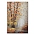 tanie Pejzaże-Mintura handmade złote drzewo kwiaty obraz olejny na płótnie dekoracja ścienna nowoczesny abstrakcyjny obraz do wystroju domu walcowane bezramowe nierozciągnięte malowanie