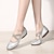 olcso Báli cipők és modern tánccipők-Női Balettcipők Báli Modern cipő Professzionális Szabadtéri Keringő Csillogó cipő Buli Kortárs tánc Lapos Rugalmas szalag Ezüst Arany Piros
