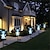 זול אורות נתיבים ופנסים-שמש LED מלאך אורות גן חיצוני מדשאה אור מנורה עמיד למים וילה בחצר האחורית פארק מעבר חג המולד חתונה אורות קישוט נוף