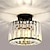 cheap Island Lights-22 cm Ceiling Lights LED Crystal Hallway Light Porch Light Metal Painted Finishes Modern 220-240V