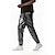 cheap Casual Pants-Men&#039;s Joggers Trousers Casual Pants Sequin Pants Drawstring Elastic Waist Shiny Metallic Solid Color Full Length Club Nightclub Disco Lights Casual Trousers Loose Fit Silver Black Micro-elastic