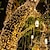 abordables Guirlandes Lumineuses LED-Guirlande lumineuse led solaire extérieure 10/20/30/50/100m étanche guirlandes lumineuses de noël éclairage festif lumières d&#039;arbre extérieur fête de mariage arbre de noël jardin extérieur fleur rue