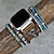 cheap Fitbit Watch Bands-Smart Watch Band Compatible with Fitbit Versa 3 / Sense Versa / Versa 2 / Versa Lite / Versa SE Fabric Beaded Smartwatch Strap Handmade Multilayer Adjustable Handmade Braided Rope Replacement