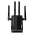 abordables Routers Wireless-extensor de rango wifi amplificador de señal extensor wifi 1200 mbps cubre hasta 8500 pies cuadrados y 40 dispositivos banda dual 2.4g 5g extensor de rango wifi amplificador wifi repetidor wifi1