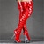 Χαμηλού Κόστους Μπότες Χορού-γυναικείες μπότες χορού pole dancing παπούτσια απόδοση διαφανές στιλέτο μπότες πάνω από το γόνατο μπότες πλατφόρμα με κορδόνια λεπτή ψηλοτάκουνα φερμουάρ με στρογγυλή μύτη για ενήλικες μαύρο ροζ ροζ ανοιχτό κόκκινο