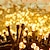 זול חוט נורות לד-חוצות סולאריות LED שמש 10/20/30/50/100 מ&#039; עמיד למים אורות מחרוזת חג המולד תאורה חגיגית תאורת עץ חיצונית אורות עץ מסיבת חתונה מסיבת עץ חג המולד גן חיצוני פרח רחוב קישוט בית