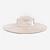 ieftine Pălării Party-pălării de nuntă elegante din poliester cu eșacuri / panglici / fund de satin 1 buc casă de nuntă / petrecere / seară