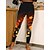 cheap Leggings-Women&#039;s Tights Leggings Black White Purple Fashion Mid Waist Print Halloween Weekend Full Length Micro-elastic Graphic Tummy Control S M L XL XXL