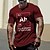 levne Pánská trička pro volný čas-Pánské Cool košile Tričko Grafika Písmeno Tričkový Tisk Venkovní Ležérní Krátký rukáv Tisk Oblečení Vinobraní Módní Designové Velký a vysoký
