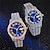 cheap Quartz Watches-Quartz Watch For Men Male Hip Hop Full Diamond Watch Luxury Stainless Steel Clock Men Analog Quartz Wristwatches Gift Boyfriend