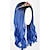 baratos Peruca para Fantasia-peruca azul topcosplay para crianças meninas peruca longa ondulada traje de halloween peruca cosplay raízes pretas